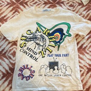 Sugar hill size small graphic tee - Cream